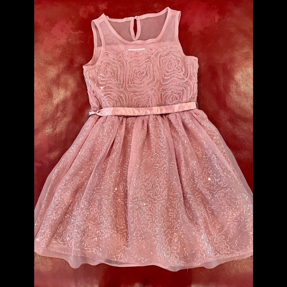 Sequin and tulle party/cocktail dress girls sz 10